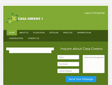 Tablet Screenshot of casa-greens1.com